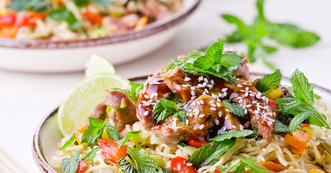 The most delicious Thai beef noodle salad you’ll ever have